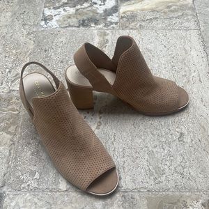 NEW Cole Haan Callista Open Toe Sling Cream Sandal